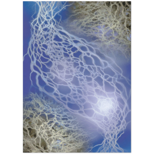 Close-up of the print’s textured paper surface highlighting the artist’s signature and edition number in fine detail.