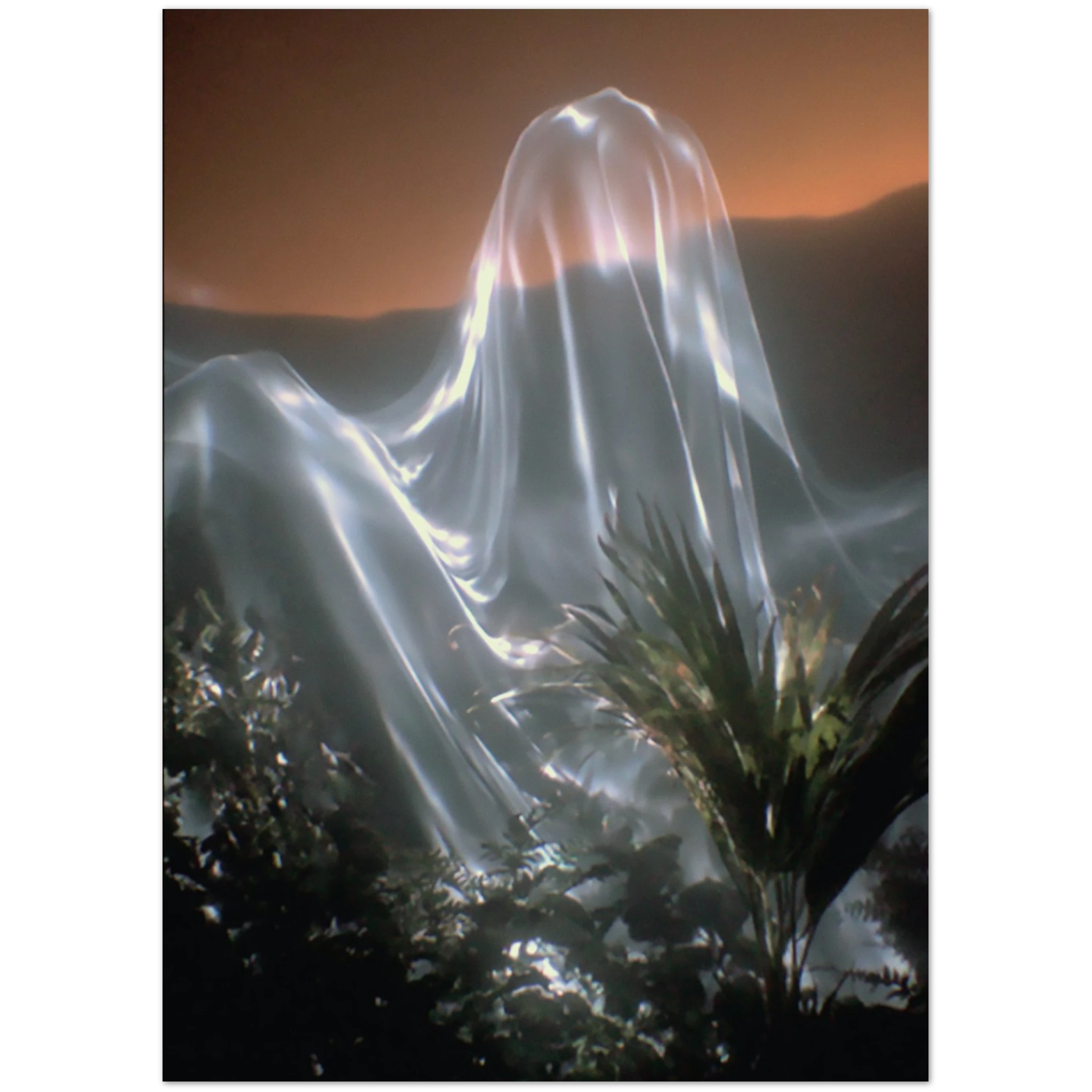 Close-up of the printed edition number and artist signature on the bottom right corner of the Distance 01×10 print