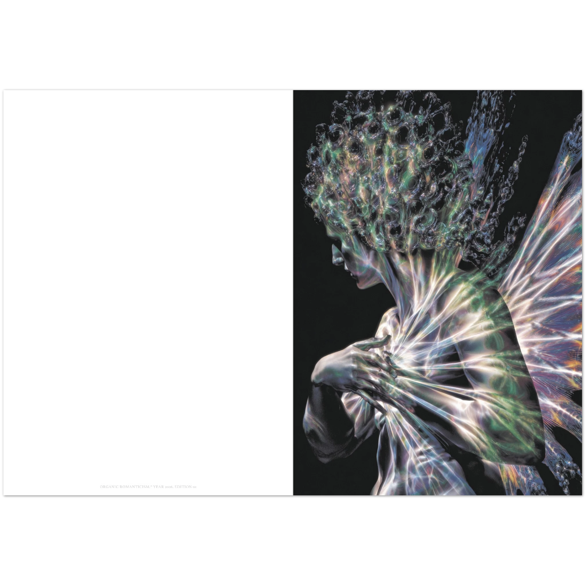 Close-up of the print’s intricate brushwork and textured surface highlighting the artist's detailed craftsmanship and